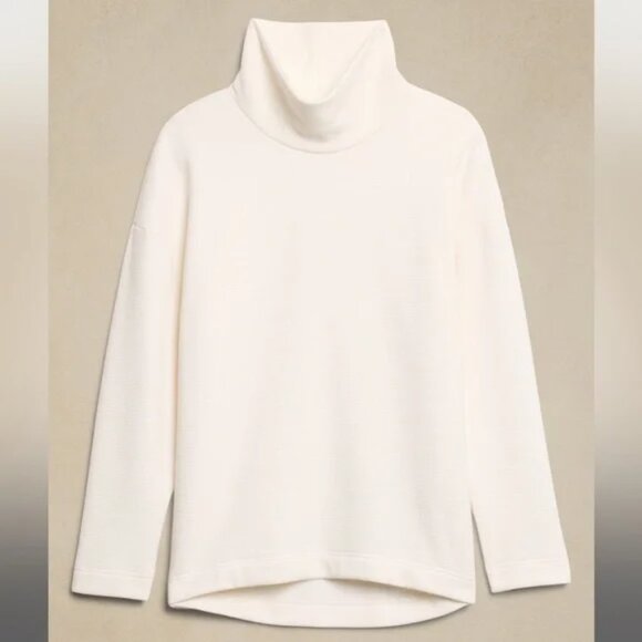 Banana Republic Black Ottoman Tunic Sweatshirt/NWT/S - Picture 7 of 15